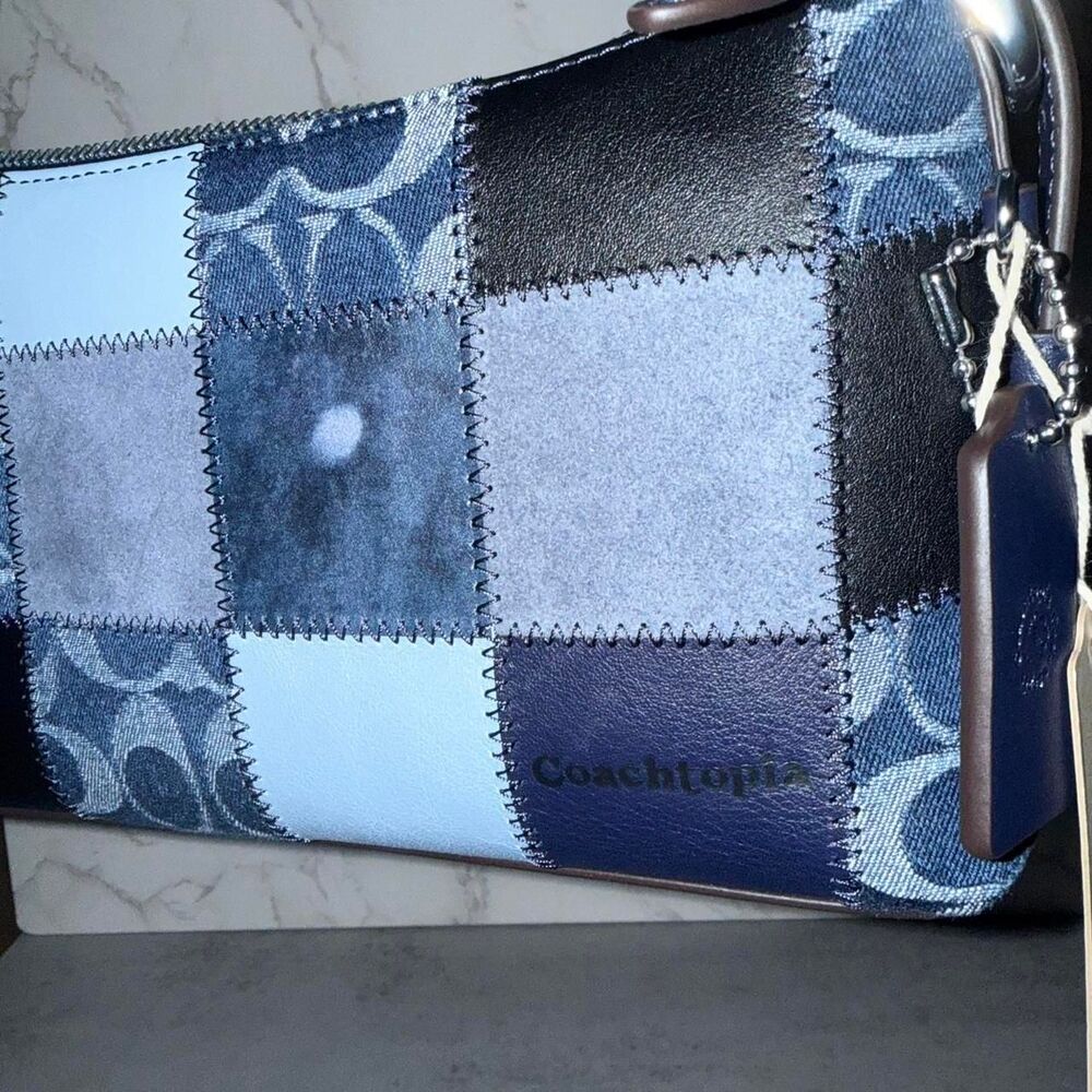 Coach Women's Blue and Navy Bag - Picture 7 of 7